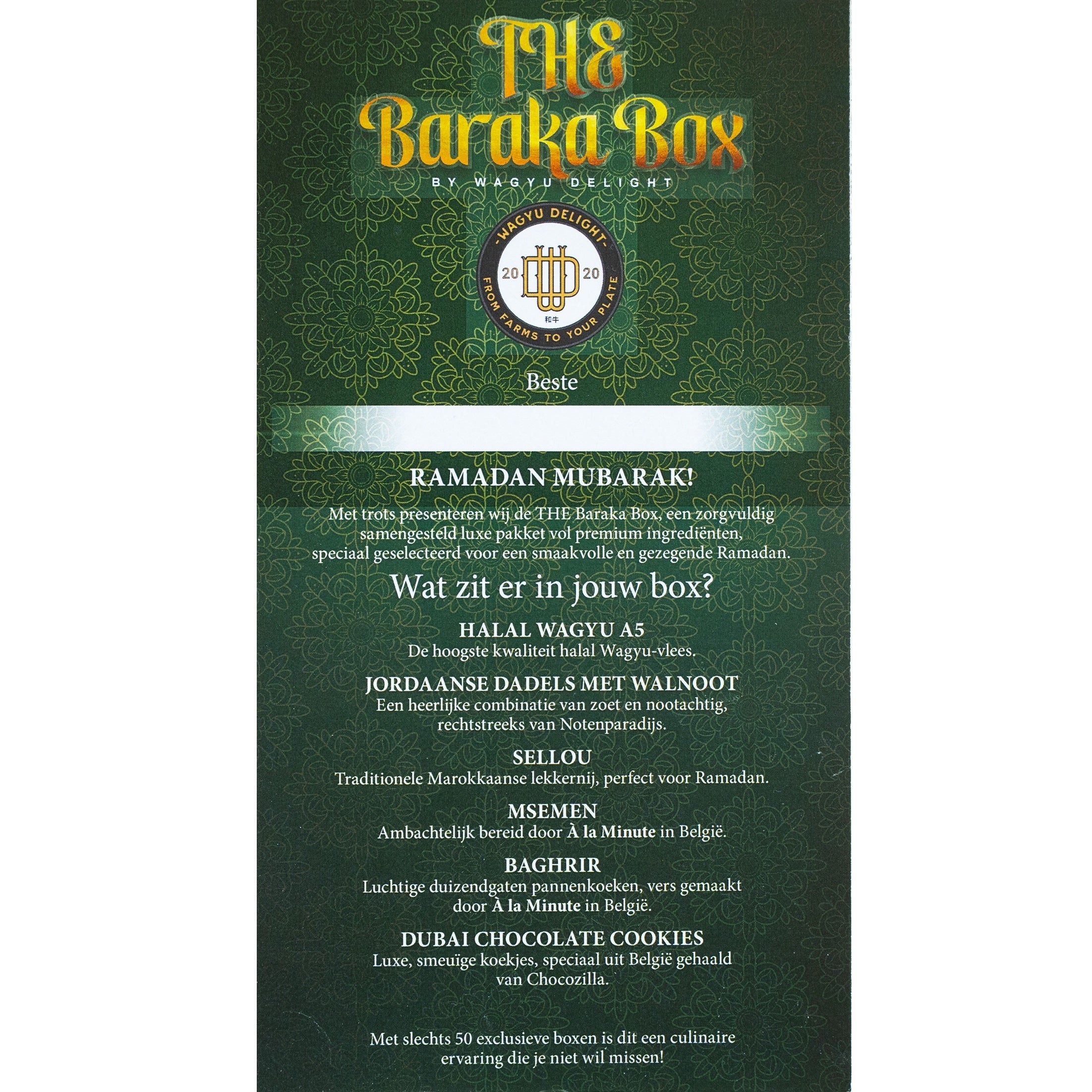 THE Baraka Box – Luxe, Smaak & Liefdadigheid